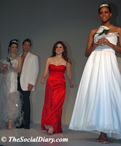 designer jemima garcia with her bridal models